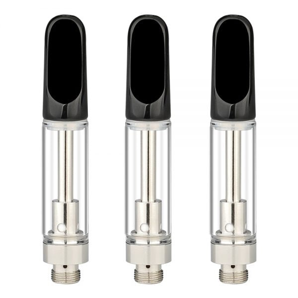 Vape Cartridge with Black Ceramic Mouthpiece