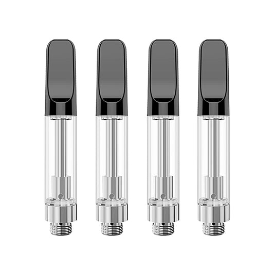 Black Stainless Steel 510 Ceramic Vape Cartridge 1ml