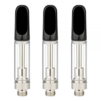 Vape Cartridge with Black Ceramic Mouthpiece