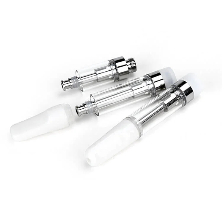 Cartucho de vaporizador con boquilla de cerámica blanca