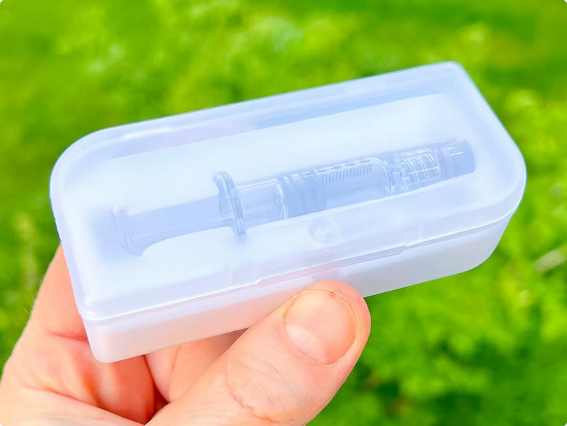 Glass Luer Lock Syringe 1ml Filling Kit – Needle & Magnetic Storage Case
